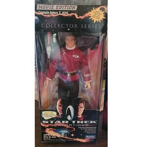 Movie Edition Collectors Series Star Trek Generations Captain Kirk Actio…